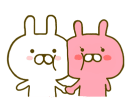 Rabbit Usahina Love 2 sticker #8786362