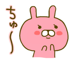 Rabbit Usahina Love 2 sticker #8786378