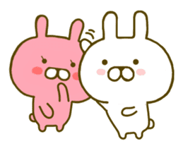 Rabbit Usahina Love 2 sticker #8786380