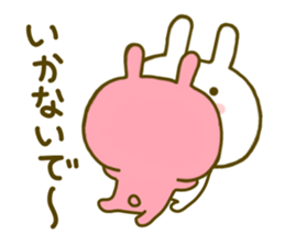 Rabbit Usahina Love 2 sticker #8786384