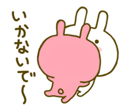 Rabbit Usahina Love 2 sticker #8786384
