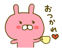 Rabbit Usahina Love 2 sticker #8786388