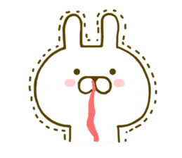 Rabbit Usahina Love 2 sticker #8786393