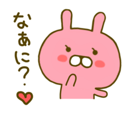 Rabbit Usahina Love 2 sticker #8786396