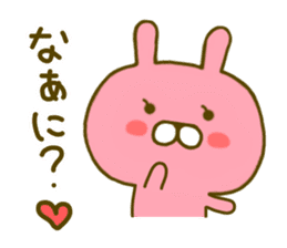 Rabbit Usahina Love 2 sticker #8786396