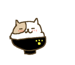 Simple love cat sticker #8786503