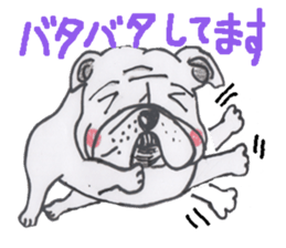 Weakness dog, Bulldog sticker #8786525