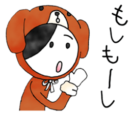 oh my Dog & Monkey sticker #8787590