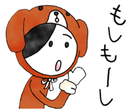 oh my Dog & Monkey sticker #8787590