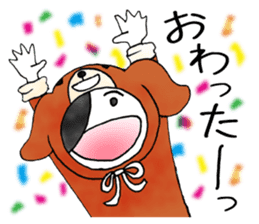 oh my Dog & Monkey sticker #8787593