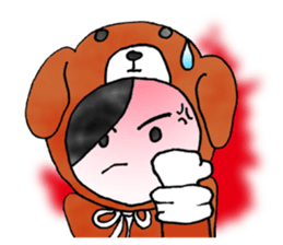 oh my Dog & Monkey sticker #8787596