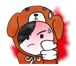 oh my Dog & Monkey sticker #8787596