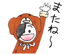 oh my Dog & Monkey sticker #8787604