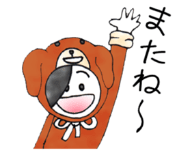 oh my Dog & Monkey sticker #8787604