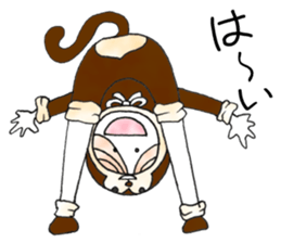 oh my Dog & Monkey sticker #8787606