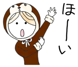 oh my Dog & Monkey sticker #8787608