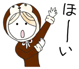 oh my Dog & Monkey sticker #8787608