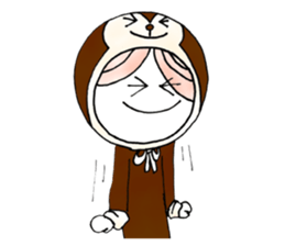 oh my Dog & Monkey sticker #8787609