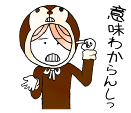 oh my Dog & Monkey sticker #8787615