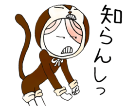 oh my Dog & Monkey sticker #8787617