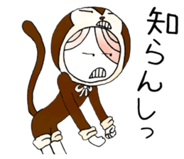 oh my Dog & Monkey sticker #8787617