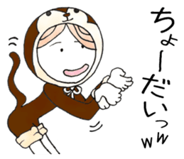 oh my Dog & Monkey sticker #8787619