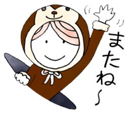 oh my Dog & Monkey sticker #8787624