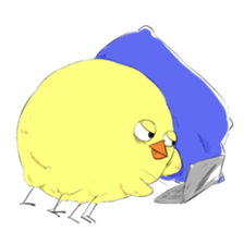 The chicken have six legs sticker #8787833