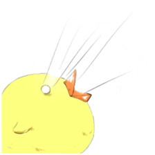 The chicken have six legs sticker #8787836