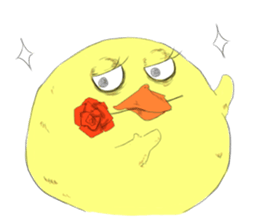 The chicken have six legs sticker #8787846