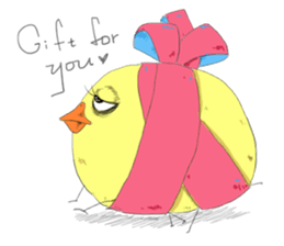 The chicken have six legs sticker #8787854