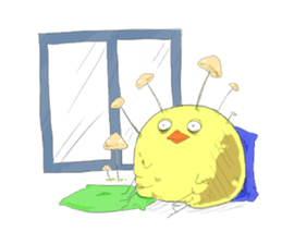 The chicken have six legs sticker #8787855