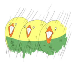 The chicken have six legs sticker #8787860