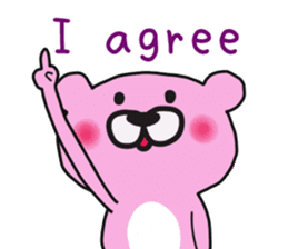 Pinkuma-tan English sticker #8788194