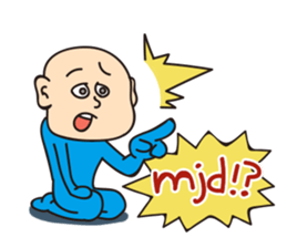 Often his response is funny and unreal. sticker #8788231