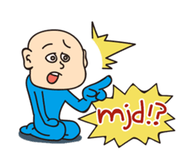 Often his response is funny and unreal. sticker #8788231