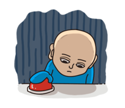 Often his response is funny and unreal. sticker #8788259