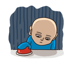 Often his response is funny and unreal. sticker #8788259