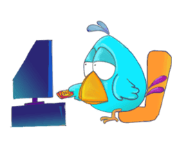 Bored Chicken sticker #8788306