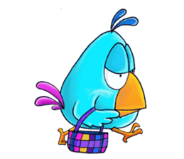 Bored Chicken sticker #8788307