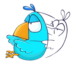 Bored Chicken sticker #8788313