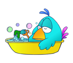 Bored Chicken sticker #8788314