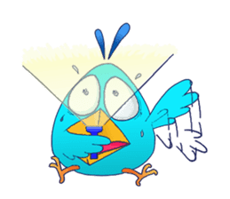 Bored Chicken sticker #8788321