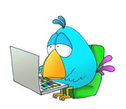 Bored Chicken sticker #8788322