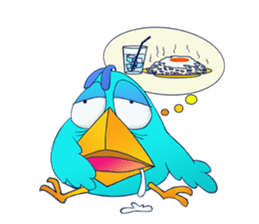 Bored Chicken sticker #8788327