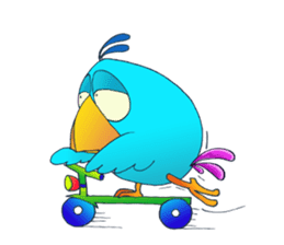 Bored Chicken sticker #8788337