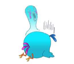 Bored Chicken sticker #8788338