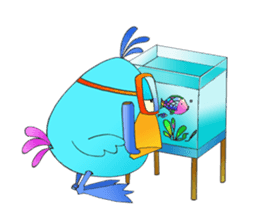 Bored Chicken sticker #8788343