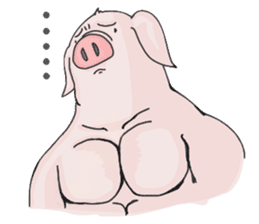 Muscle Aude sticker #8788833