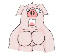 Muscle Aude sticker #8788834